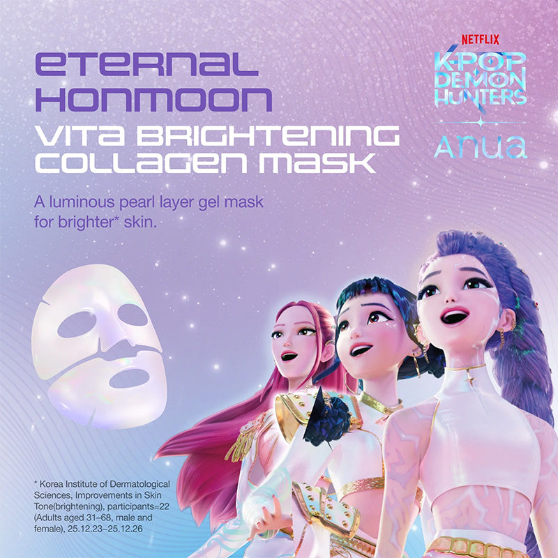 KPop Demon Hunters Vita Brightening Collagen Mask