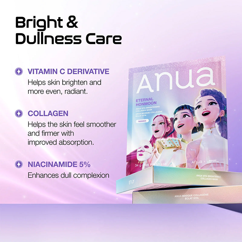 KPop Demon Hunters Vita Brightening Collagen Mask