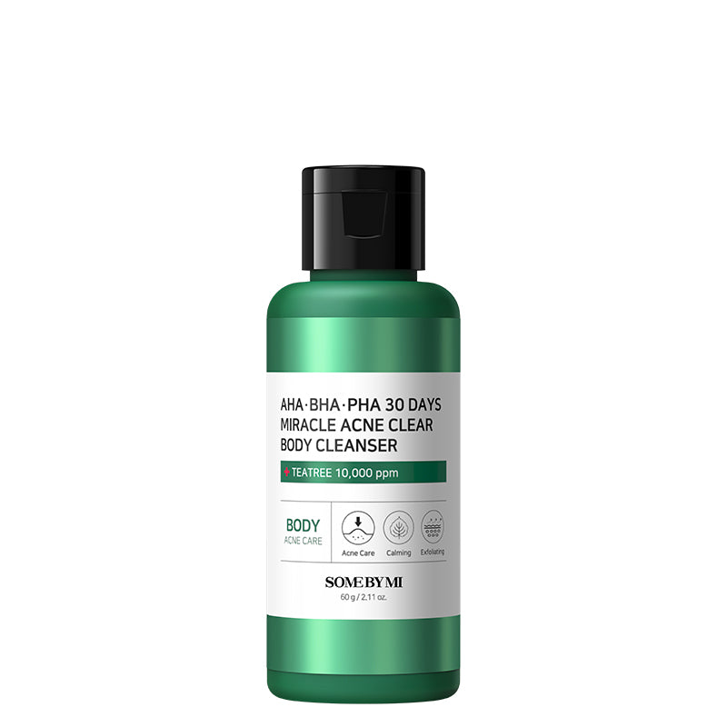 ‍AHA BHA PHA 30 Days Miracle Acne Clear Body Cleanser Mini (100% de remise)