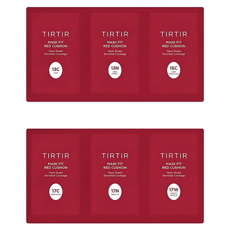 Mask Fit Red Cushion 6 Shade Trial Kit