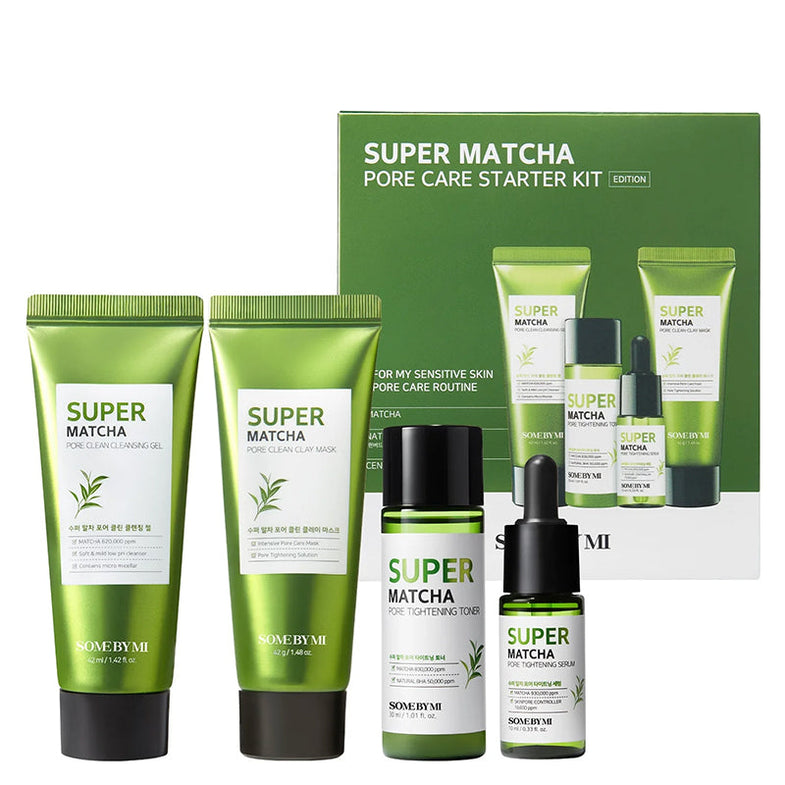 SOME BY MI Super Matcha Pore Care Starter Kit 4-Piece Set 233g