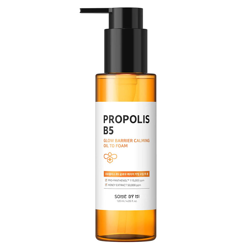 Propolis B5 Glow Barrier Calming Oil To Foam