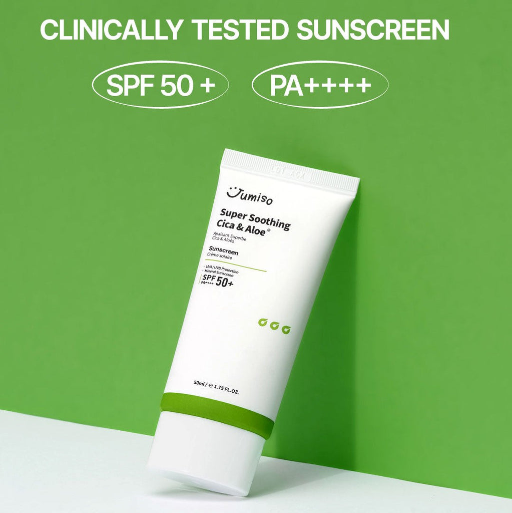  Super Soothing Cica & Aloe Sunscreen SPF50+ PA++++ - Korean-Skincare